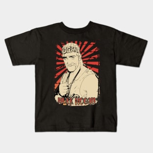 Hulk Hogan 90s Retro Vintage Aesthetic Kids T-Shirt